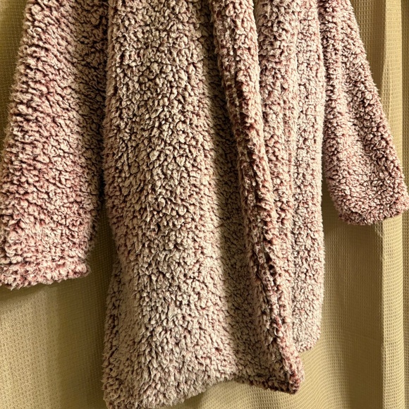 Love Tree Pink Teddy Jacket Plush Sherpa Coat Women's M - Picture 2 of 9
